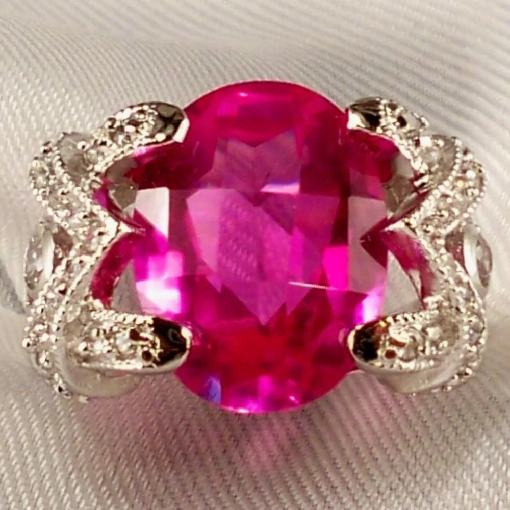 N/A pink oval
